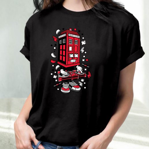 Classic T Shirt Police Box Dj Fashion Trends