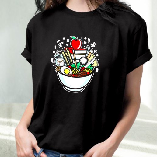 Classic T Shirt Ramen School Fashion Trends