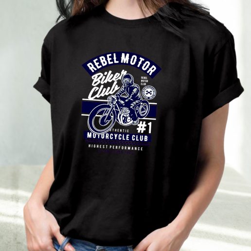 Classic T Shirt Rebel Motor Club Fashion Trends