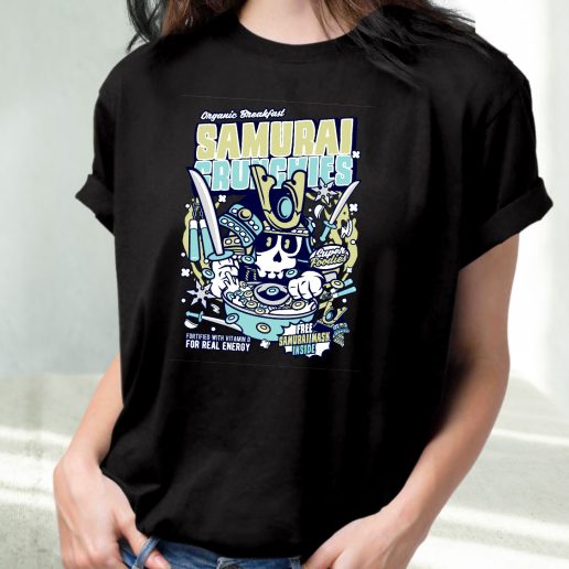 Classic T Shirt Samurai Crunches Fashion Trends