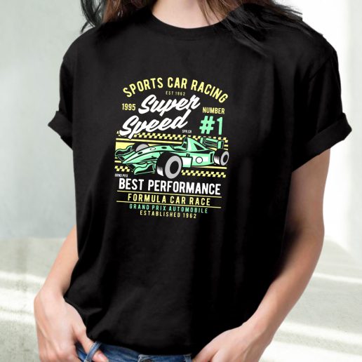 Classic T Shirt Sports Car Racing Fashion Trends