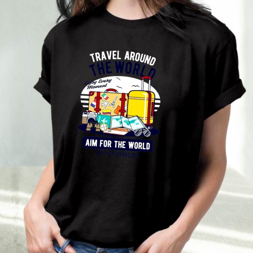 Classic T Shirt Travel Around The World Fashion Trends