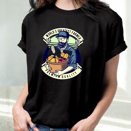 Classic T Shirt World Greatest Farmer Fashion Trends