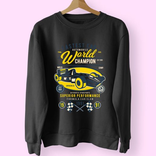 Fastest Car Funny Graphic Sweatshirt