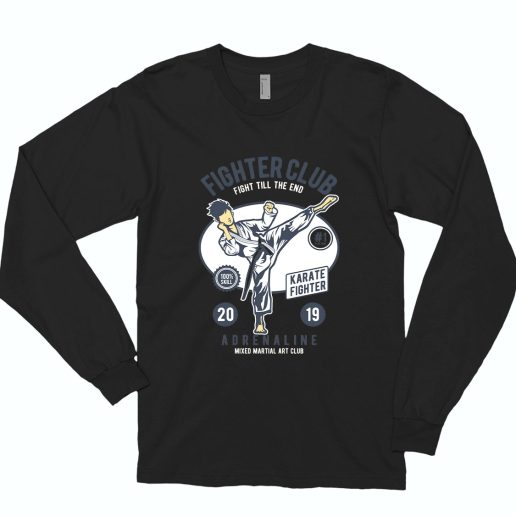 Fighter Club Funny Long Sleeve T shirt