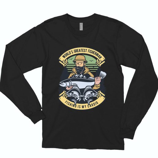 Fisherman Funny Long Sleeve T shirt