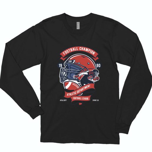 Football Champion League Funny Long Sleeve T shirt