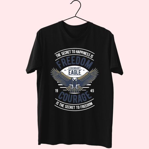 Freedom Eagle Funny Graphic T Shirt