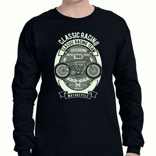 Graphic Long Sleeve T Shirt Classic Racing