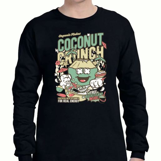 Graphic Long Sleeve T Shirt Coconut Crunch