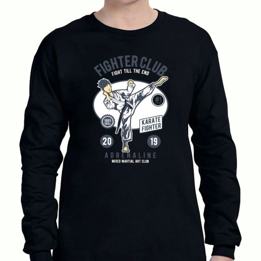 Graphic Long Sleeve T Shirt Fighter Club