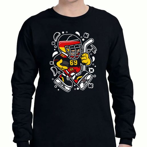 Graphic Long Sleeve T Shirt Germany Hockey Kid