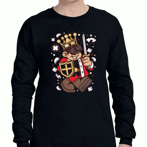 Graphic Long Sleeve T Shirt King Kid