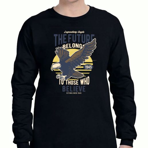 Graphic Long Sleeve T Shirt Legendary Eagle