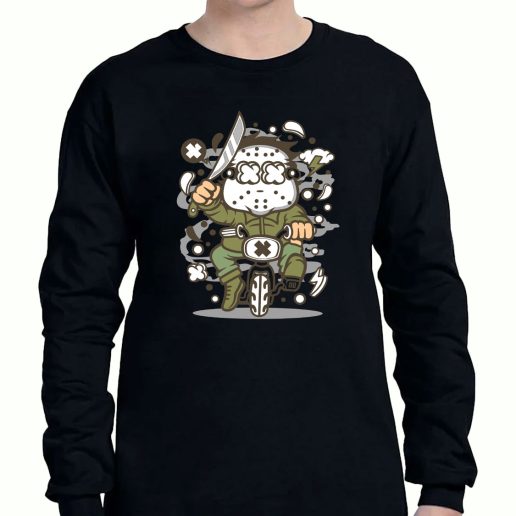 Graphic Long Sleeve T Shirt Minibike Slayer