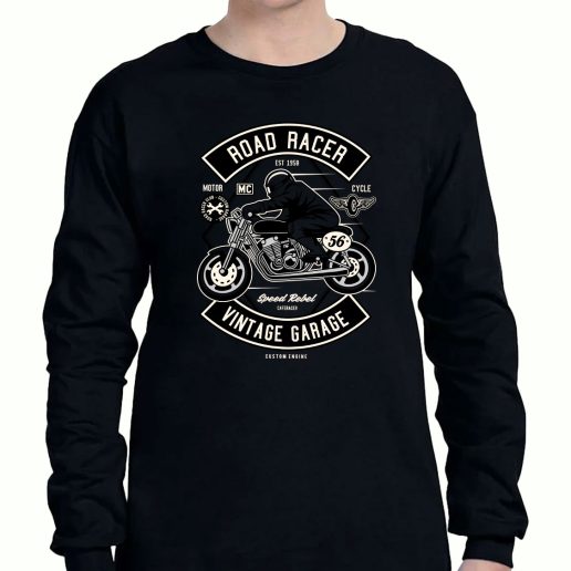 Graphic Long Sleeve T Shirt Road Racer