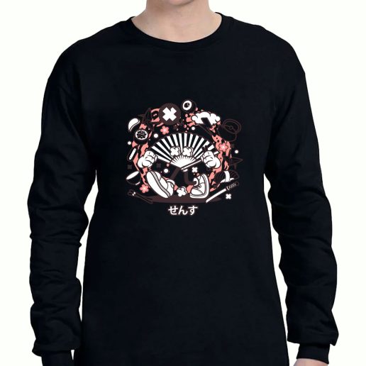 Graphic Long Sleeve T Shirt Sensu