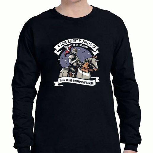 Graphic Long Sleeve T Shirt True Knight