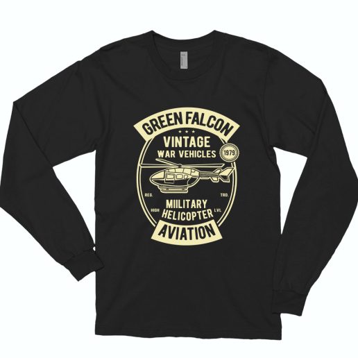 Green Falcon Funny Long Sleeve T shirt