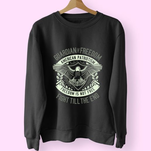 Guardian Of Freedom Funny Graphic Sweatshirt