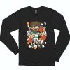 Hipster Ping Pong Funny Long Sleeve T shirt