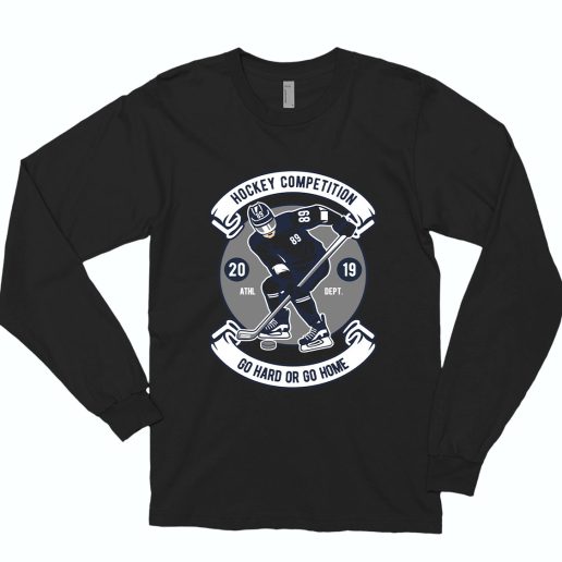 Hockey Competition Funny Long Sleeve T shirt