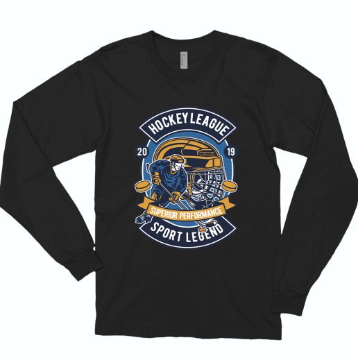 Hockey League Funny Long Sleeve T shirt