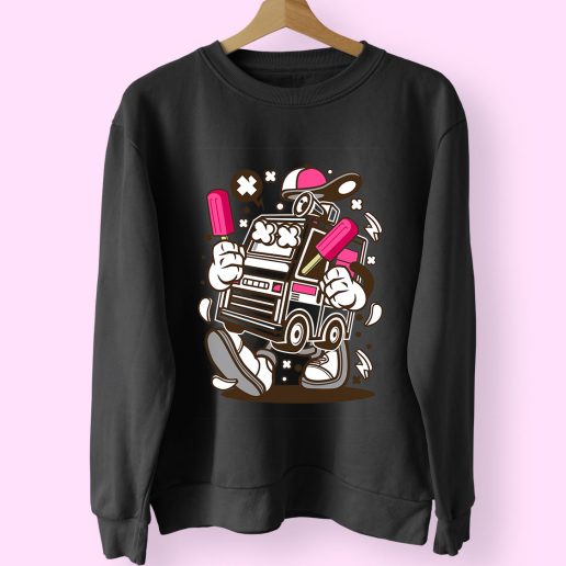 Ice Cream Truck Funny Graphic Sweatshirt