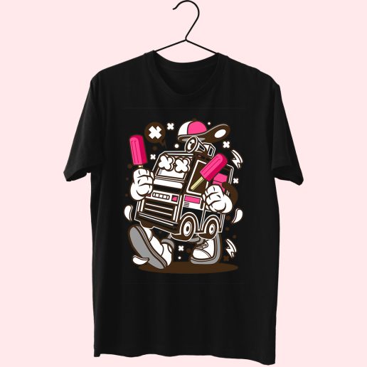 Ice Cream Truck Funny Graphic T Shirt