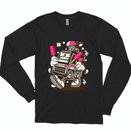 Ice Cream Truck Funny Long Sleeve T shirt