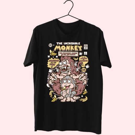 Incredible Monkey Funny Graphic T Shirt