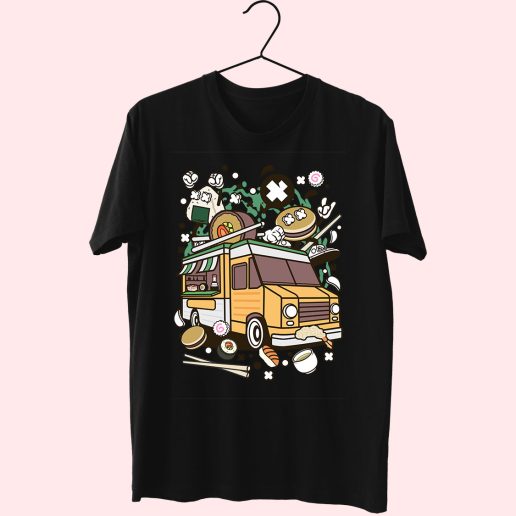 Japanese Food Van Funny Graphic T Shirt