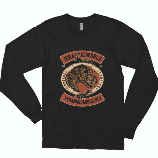 Jurrasic World Funny Long Sleeve T shirt