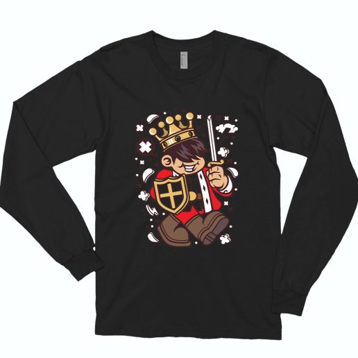 King Kid Funny Long Sleeve T shirt