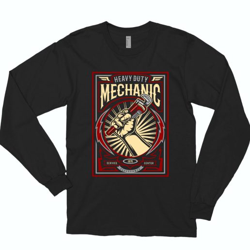 Mechanic Funny Long Sleeve T shirt