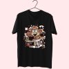 Monkey Hotrod Funny Graphic T Shirt