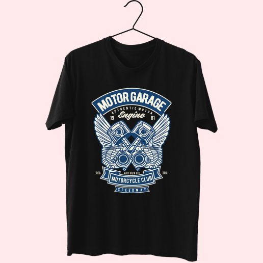 Motor Garage Funny Graphic T Shirt