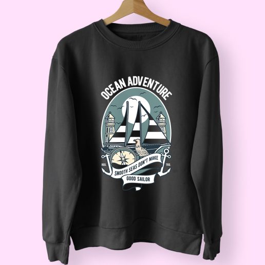 Ocean Adventure Funny Graphic Sweatshirt