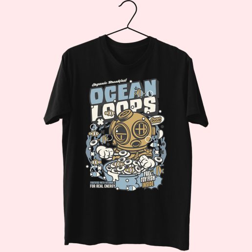 Ocean Loops Funny Graphic T Shirt