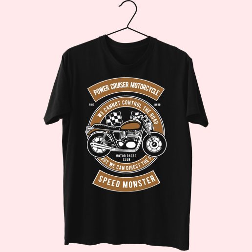 Power Cruiser Motorcycle Funny Graphic T Shirt