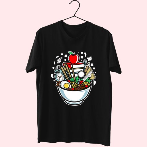 Ramen School Funny Graphic T Shirt