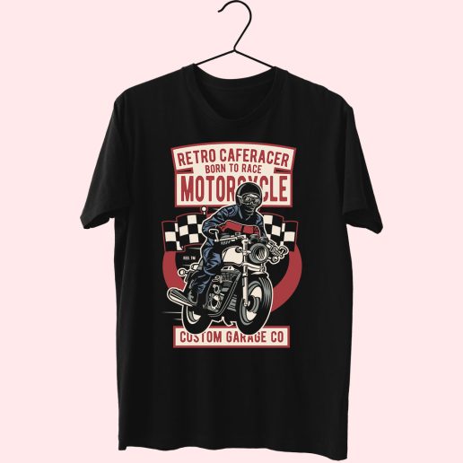 Retro Caferacer Funny Graphic T Shirt