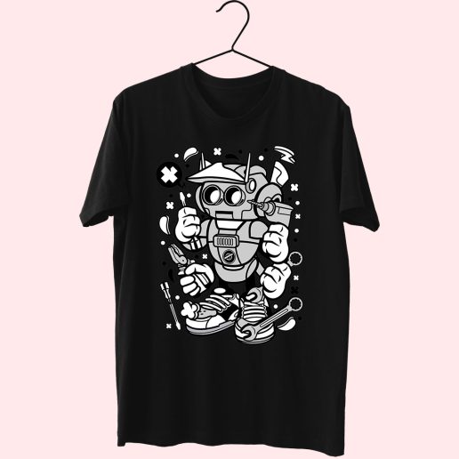 Robot Tools Funny Graphic T Shirt