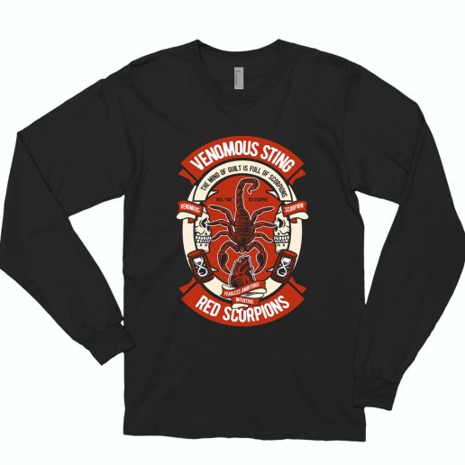 Scorpion Funny Long Sleeve T shirt