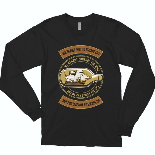 Ship In The Bottle Funny Long Sleeve T shirt