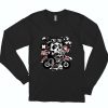 Skull Motocross Funny Long Sleeve T shirt