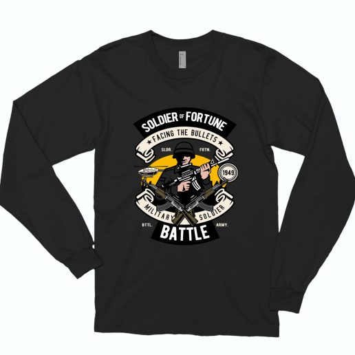 Soldier Funny Long Sleeve T shirt