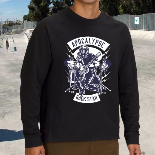 Streetwear Sweatshirt Apocapyse Rock Star