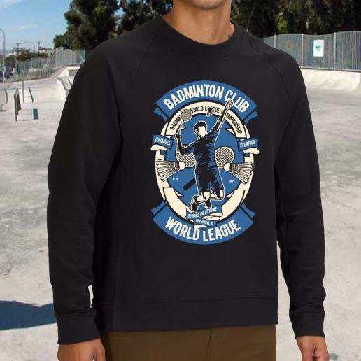 Streetwear Sweatshirt Badminton Club