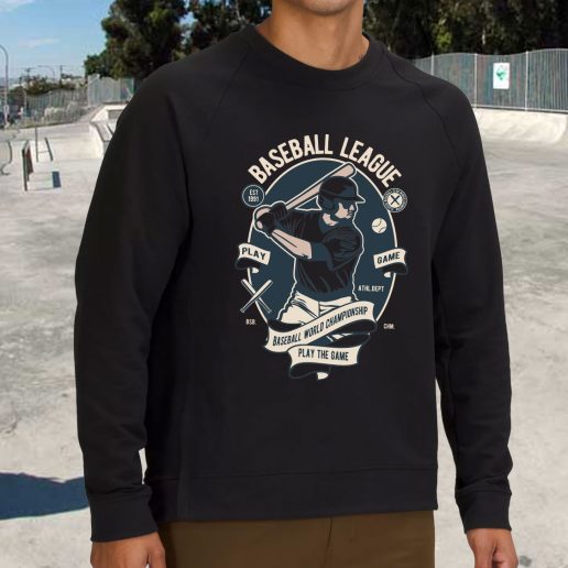 Streetwear Sweatshirt Baseball League